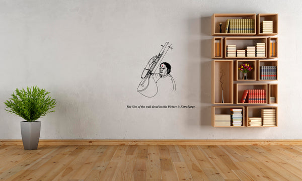 M S Subbulakshmi Wall Decal