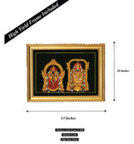 Lord Srinivasa & Padmavathi Thayar I Lord Balaji I Lord Venkateshwara I Wall Poster / Frame