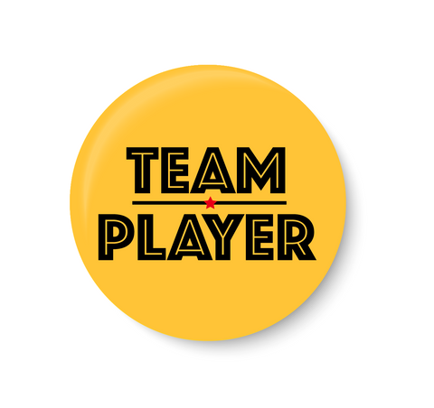 Team Player Pin Badge
