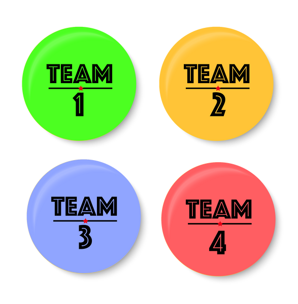 Team ,Office Pin Badge