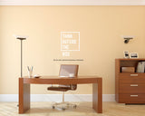 PEACOCKRIDE Think out side the Box  I Motivational I Wall Decal