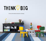 Think BigI Motivational I Wall Decal,Motivational 