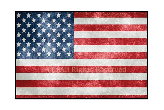 United States Flag Wall Poster , Frames, amceria flag, flag, America wall poster