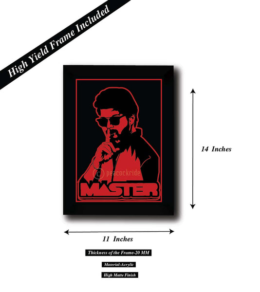 Vijay Wall Poster, Master Wall poster, Master poster,Vijay Frame, Master Frame, Frame
