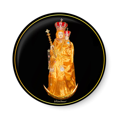 Our Lady of Velankanni I Velankanni Matha I Jesus Christ I Pin Badge