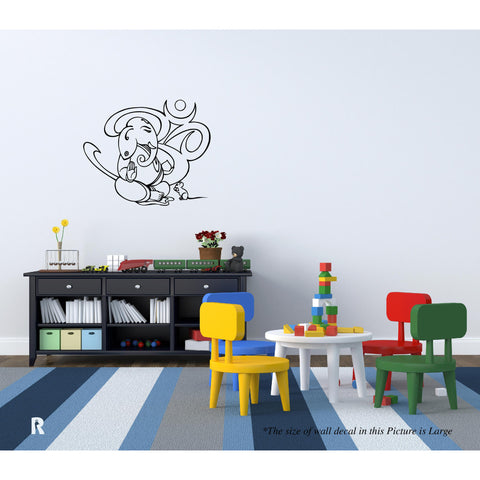 Ganesha Ohm Sketch Wall Decal