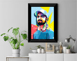 Virat Kohli- The King of Indian Cricket I Wall Poster / Frame