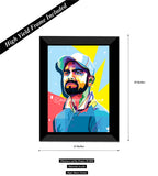 Virat Kohli- The King of Indian Cricket I Wall Poster / Frame