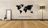 World Map Wall Decal,World Map ,Wall Decal, Wall Sticker