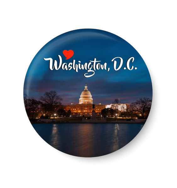 Love Washington  D.C , United States Series Pin Badge,Washington  D.C