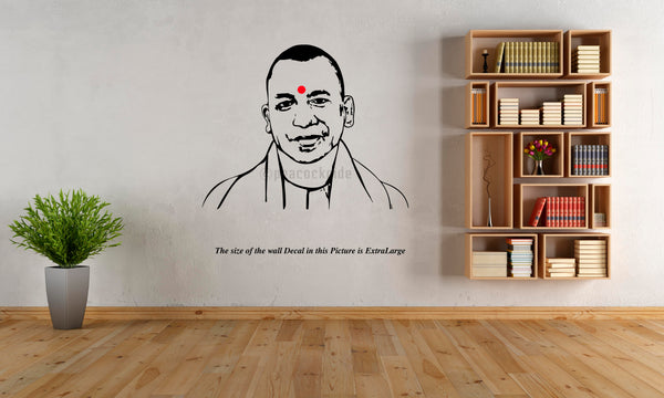 Yogi Adityanath Wall Decal,Yogi Adityanath ,Wall Decal, Wall sticker