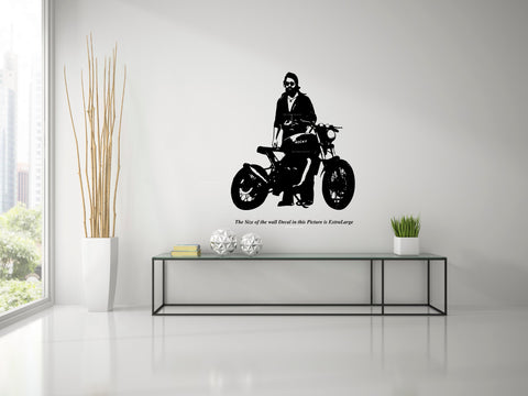 Rocking Star ,Yash ,I KGF , Wall Decal, Yash Wall Decal, KGF Wall Decal