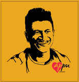 APPU Puneeth Rajkumar I Kannada Cinema I Wall Poster / Frame ( 12X12/Mount/Black )