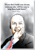 Dhirubhai Ambani I Build your Dream I Wall Poster / Frame