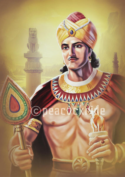 Legendary King Ashoka Poster/Frame