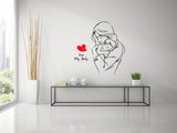 Baby Wall Decal, Love my Baby Wall Decal, Baby