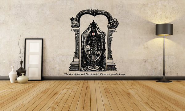 Lord Venkateshwara , Lord Balaji , Lord Vishnu ,Tirupati Venkateshwara ,Wall Decal