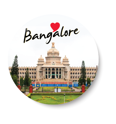 Love Bangalore I Travel Memories I Pin Badge