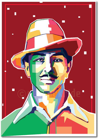 Revolutionary Bhagat Singh Wall Poster / Frame