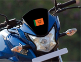 Bharatiya Janata Party I BJP I Flag Bike  Sticker