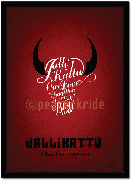 Jallikattu - It's In our Blood Poster/Frame