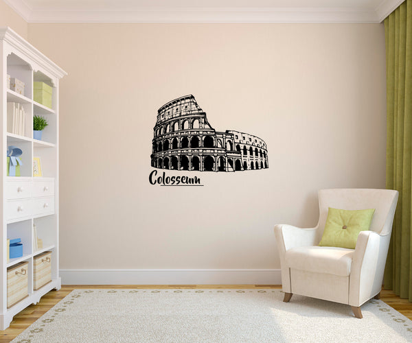 The Colosseum , Italy  ,Wall Decal, International Wall Decal