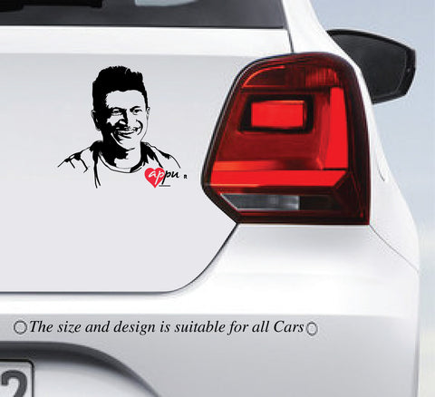 APPU Puneeth Rajkumar I Kannada Cinema I  Car Bumper Decal