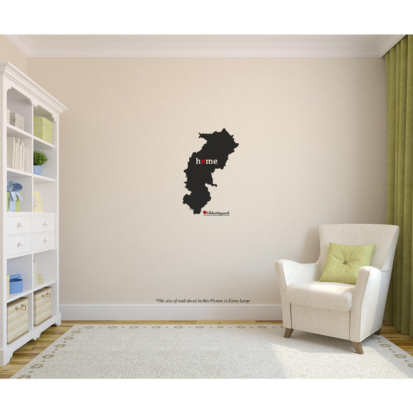 Chhattisgarh,Chhattisgarh Sticker,Chhattisgarh Wall Sticker,Chhattisgarh Wall Decal, Chhattisgarh Decal