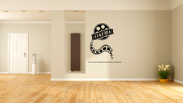 cinema, wall decal, wall sticker