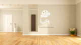 cinema, wall decal, wall sticker