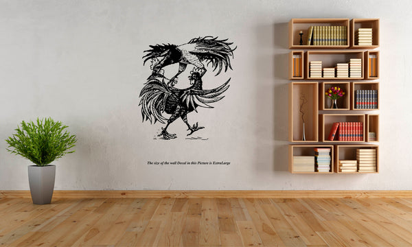 Fighting  Rooster I Cockfight I Fighting Cock I Wall Decal