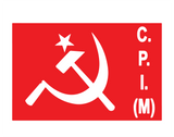 Communist Party of India (Marxist) Symbols I CPI(M) I Flag Bike  Sticker
