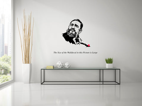 Fidel Castro I ,Fidel Castro I  Sticker,Fidel Castro I  Wall Sticker,Fidel Castro I  Wall Decal,Fidel Castro I  Decal
