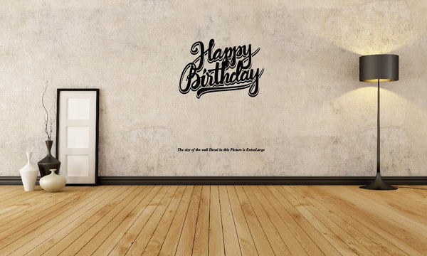 Happy Birth Day Wall Decal, wall decal, birth day wall decal
