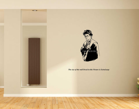 Harry Potter Pose Wand I Hollywood Cinema I Wall Decal