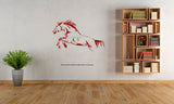 Running Horse Wall Decal, Horse wall decal, horse wall sticker