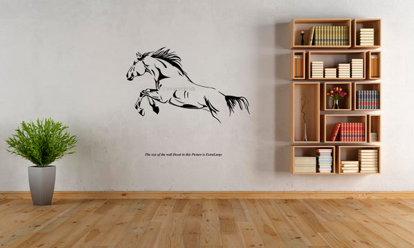 Running Horse Wall Decal, Horse wall decal, horse wall sticker