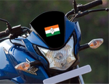 Indian National Congress Party I INC I Flag Bike Sticker