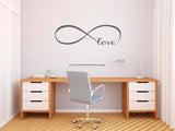 Infinite Love , Romantic Wall Decal, Love Wall Decal, love wall sticker, love