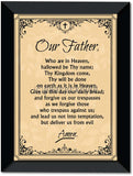 Our Father who are in Heaven I Jesus Chirst Prayer I Jesus Chirst Wall Poster / Frame