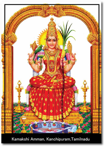 Kanchipuram Kamakshi I Kamakshi Amman I Wall Poster / Frames