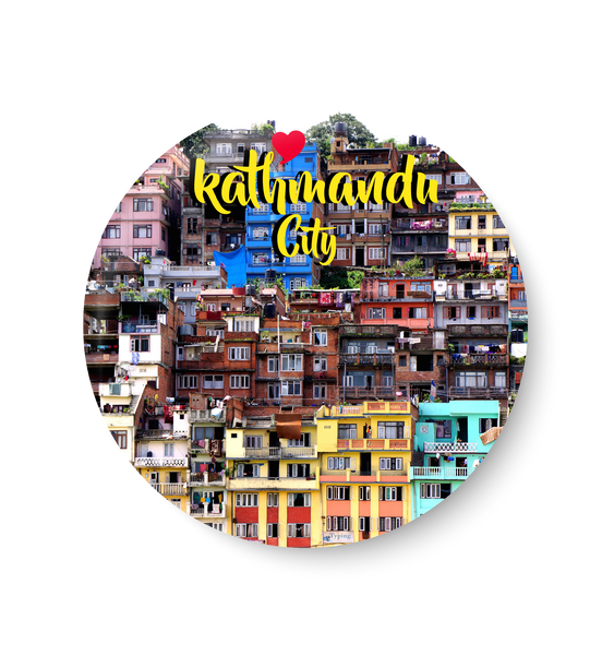 Kathmandu City, Nepal Pin Badge , Nepal