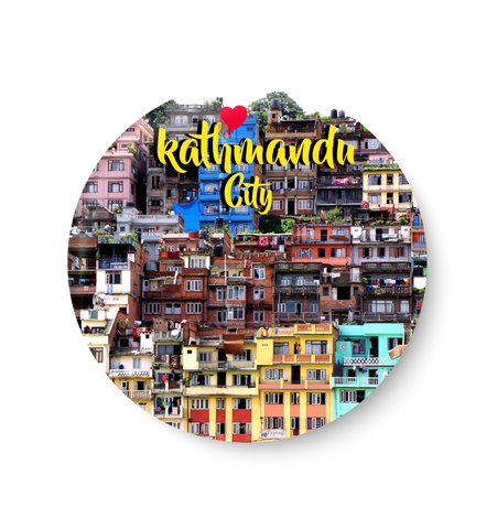 Kathmandu City, Nepal Pin Badge , Nepal