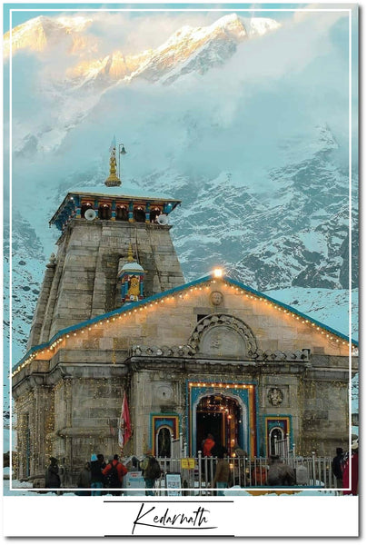 Kedarnath Temple I Kedarnath I Wall Poster / Frames