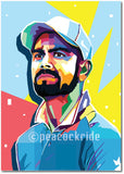 Virat Kohli- The King of Indian Cricket I Wall Poster / Frame