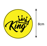 King Bike Decal