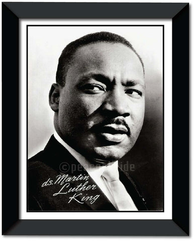 Martin Luther King Jr.  Wall Frame ( Mount / Glass /13 X19 inch )