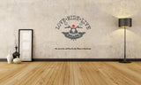 Live Ride Live , Travel ,Motor Cycles Wall Decal, Travel wall sticker, motor cycle wall sticker