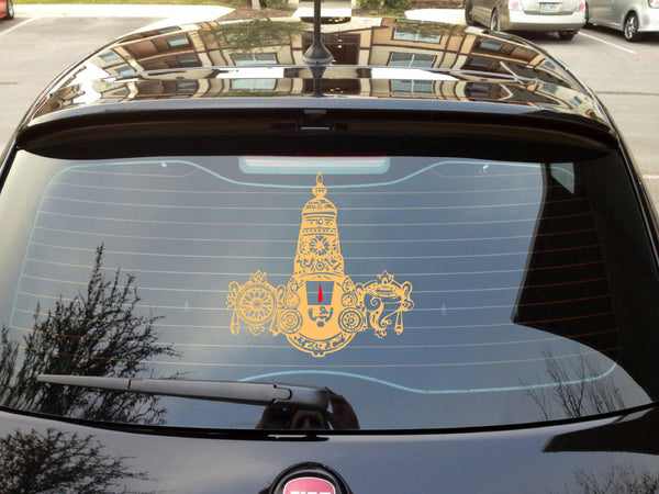Lord Balaji I Lord Venkateshwara ,Lord Balaji , Lord Srinivasa ,Car Window Decal