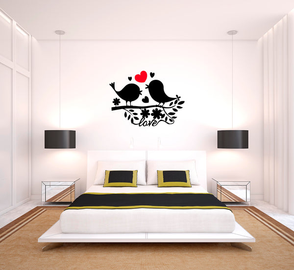 Love Birds I Natural Wall Decal